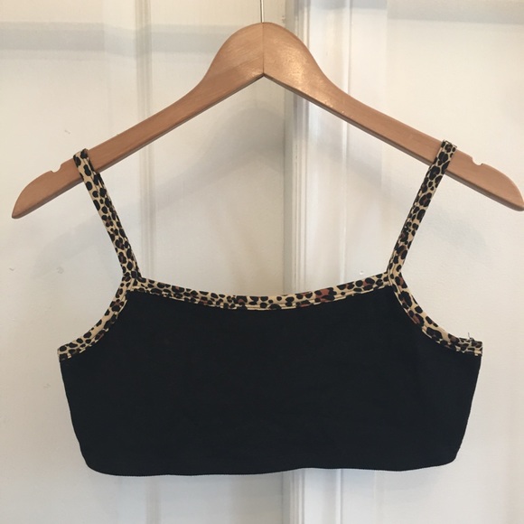 leopard print crop tank top!! - Picture 1 of 3